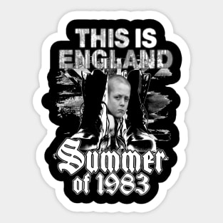 Summer Of 1983 (Black & White) Sticker